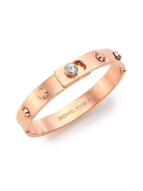 rose gold michael kors bangle|Michael Kors rose gold bracelet.